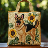 Handcrafted Bag - Floral German Shepherd