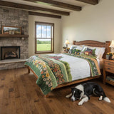 3 Piece Quilted Bedding Set – Happy Farm