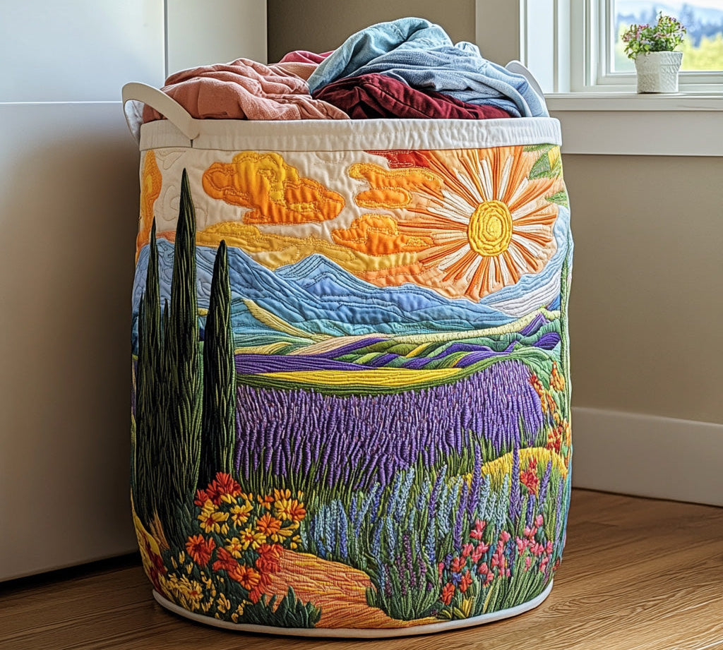 Radiant Meadow | Artisan Crafted Laundry Basket
