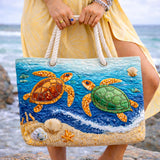 Tropical Turtle Handmade Beach Bag
