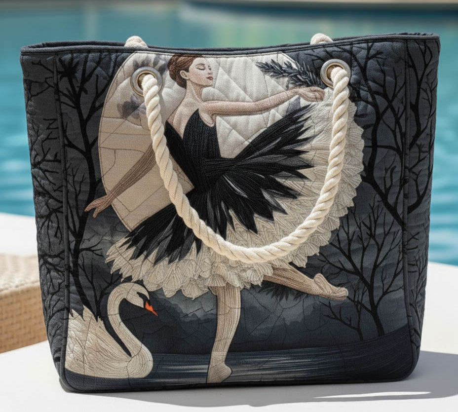 Elegant Ballerina Handmade Beach Tote