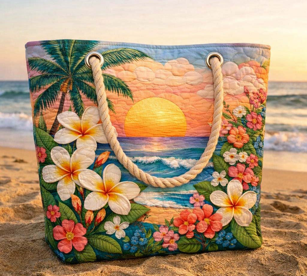 Artisan Beach Tote | Tropical Escape