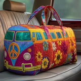 Hippie Quilted Travel Bag