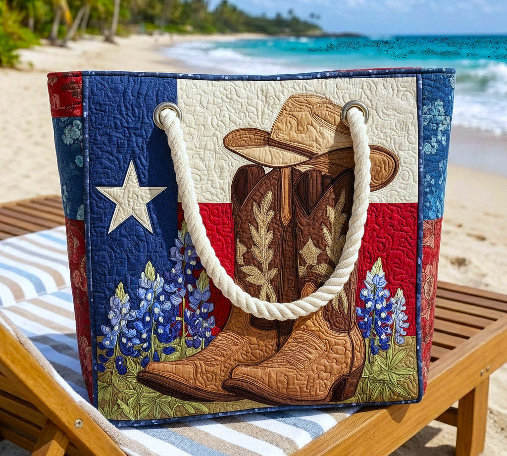 Texas Pride Handmade Beach Tote