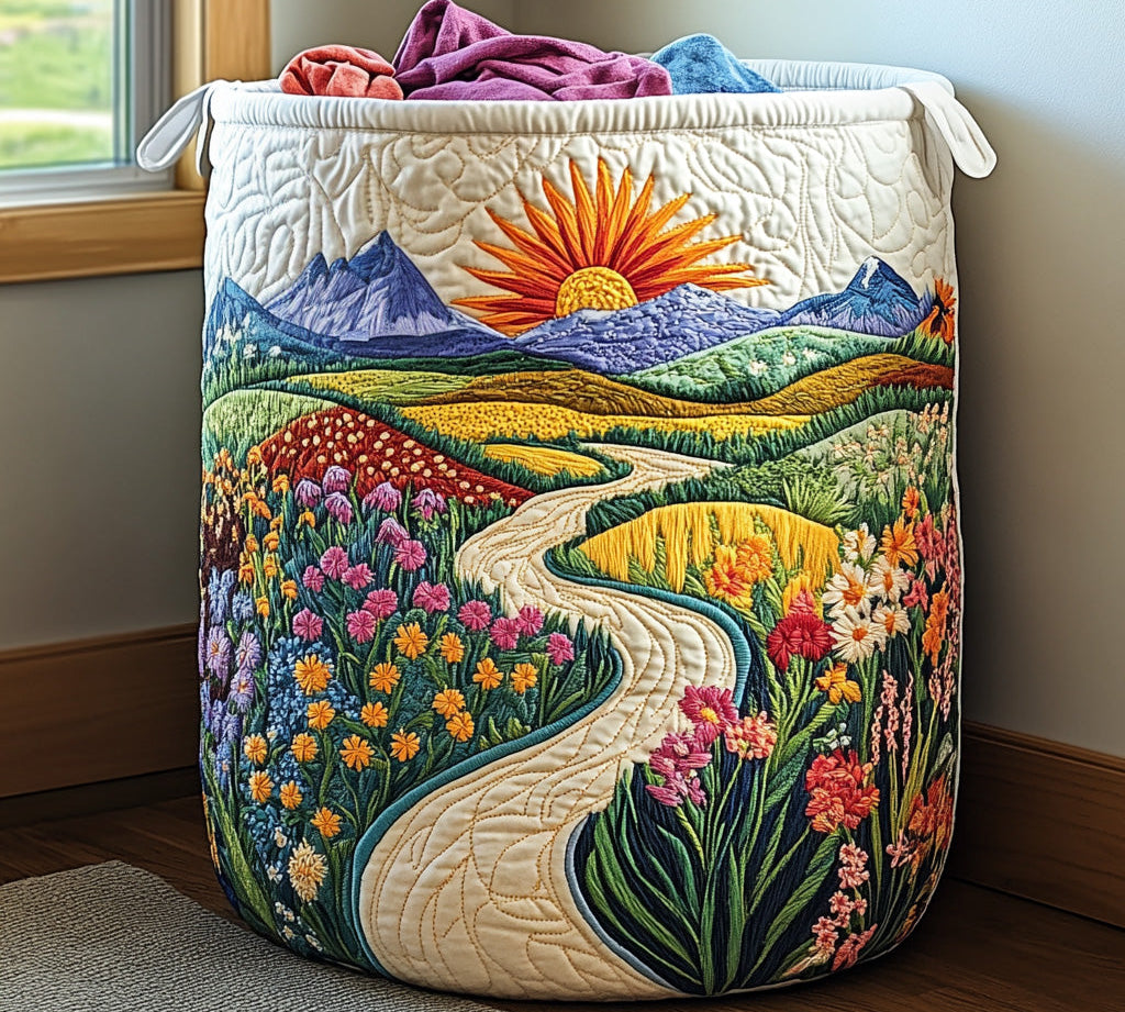 Radiant Meadow | Artisan Crafted Laundry Basket