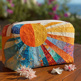 Good Vibes Quilted Makeup Bag NCU0PT9287