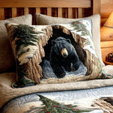 Quilted Cushion Cover - Festive Den