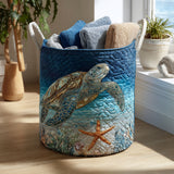 Handcrafted Laundry Basket Inspired by Marine Environments