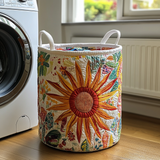 Meadow Sunburst | Artisan-Made Laundry Basket
