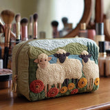 Pasture Sheep Quilted Makeup Bag NCU0NT10388