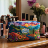 Road of Colours Quilted Makeup Bag NCU0PT9477