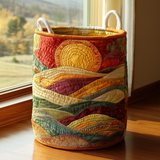 Sunlit Charm | Artisan-Made Laundry Basket