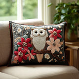 Quilted Cushion Cover - Whisper of the Owl