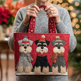 Handcrafted Bag - Trio of Schnauzers