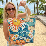 Artisan Beach Tote | Warm Halo